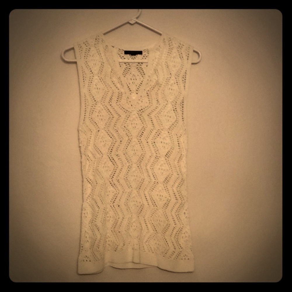 Rachel Zoe Macrame Sleeveless Top